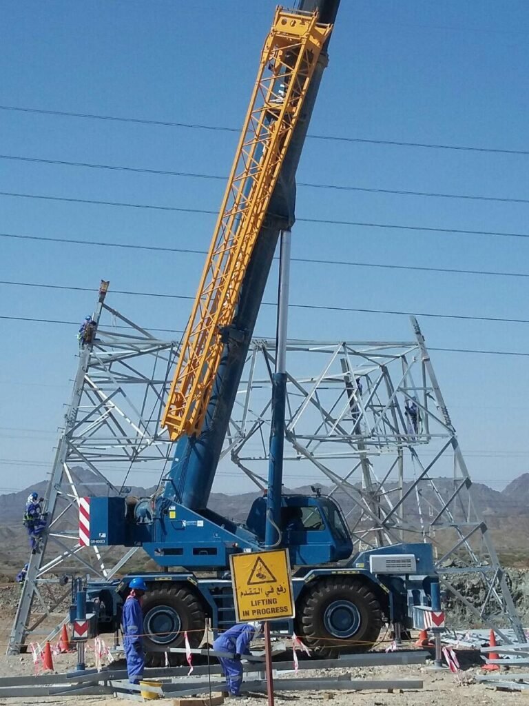 400 kV OHL Erection (Sur – Jahloot)